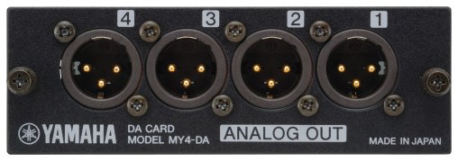 Yamaha 4-Kanal DA Converter Card MY4-DA. 4 x XLR Output